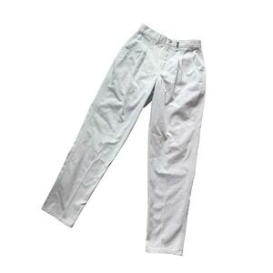 Authentic Rockies Jeanswear Womens Ivory Cotton Twill Pleated High Rise 11/12